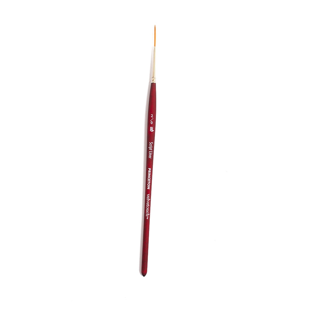 Princeton, Velvetouch, Multimedia, Brush, Short Liner, 2/0